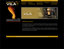 Tablet Screenshot of fundicion-vila.com